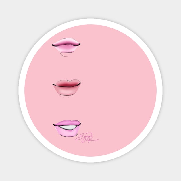 Lips Magnet by Syryn's Studio